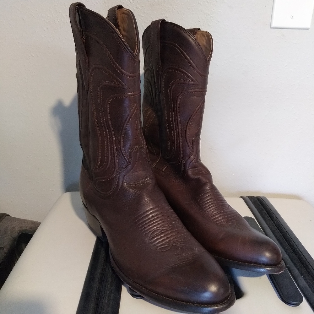 Tevovas Cartwright Men's Brown Cowboy Boots